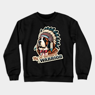 Indian St. Bernard Crewneck Sweatshirt